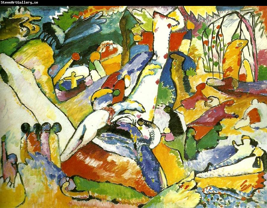 Wassily Kandinsky sketch for composition